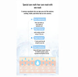 6 Masks - Free Shipping - Collagen Sheet Mask Anti-Aging Serum with Hyaluronic Acid and Peptide 10