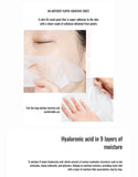 6 Masks - Free Shipping - Collagen Sheet Mask Anti-Aging Serum with Hyaluronic Acid and Peptide 10